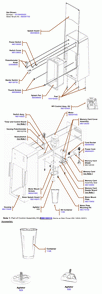 Diagram Diagram and Parts List for HMD900-CCC  Hamilton Beach Drink Mixer